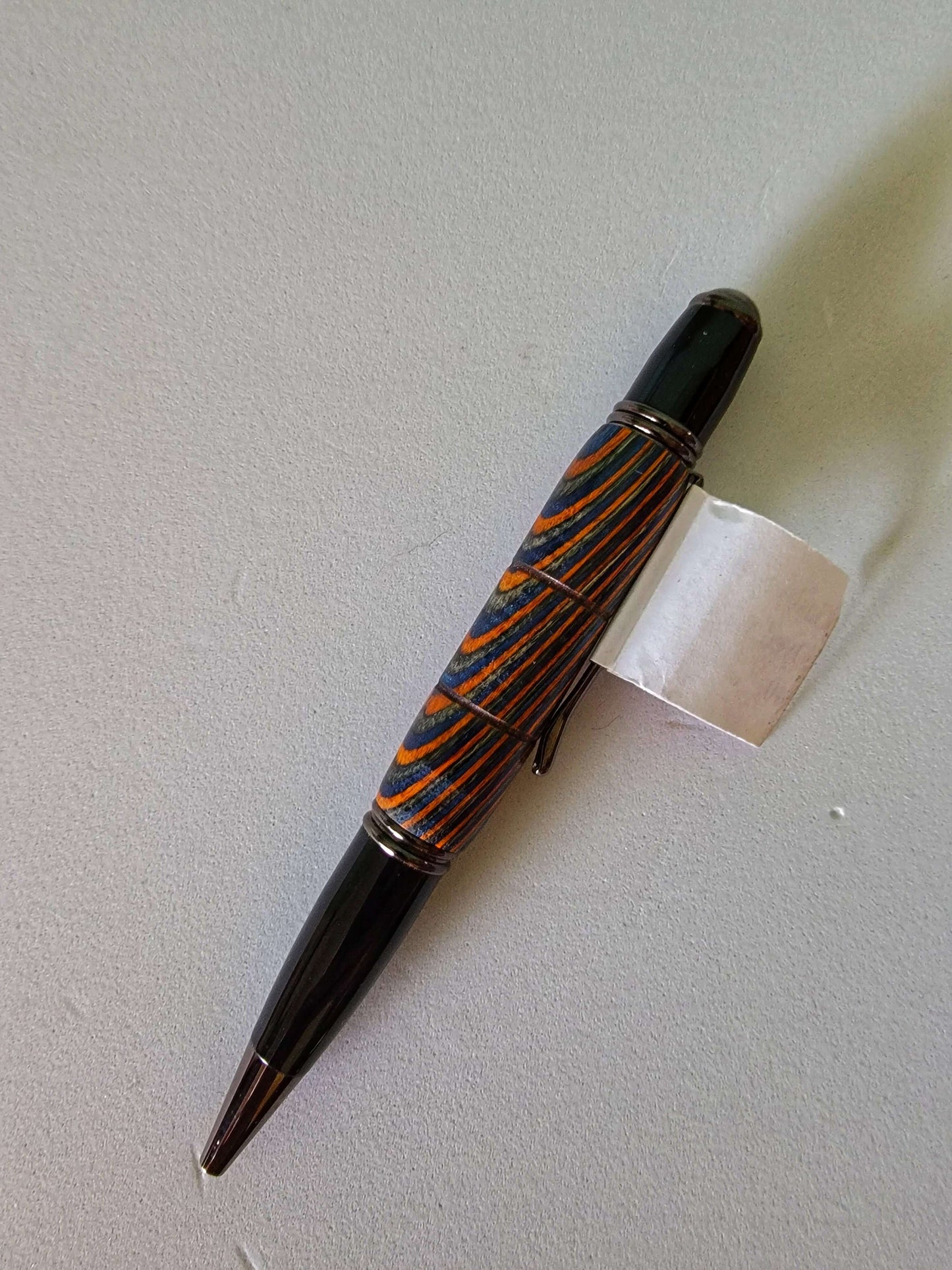 Gatsby Striped Dyed Wood Twist Pen