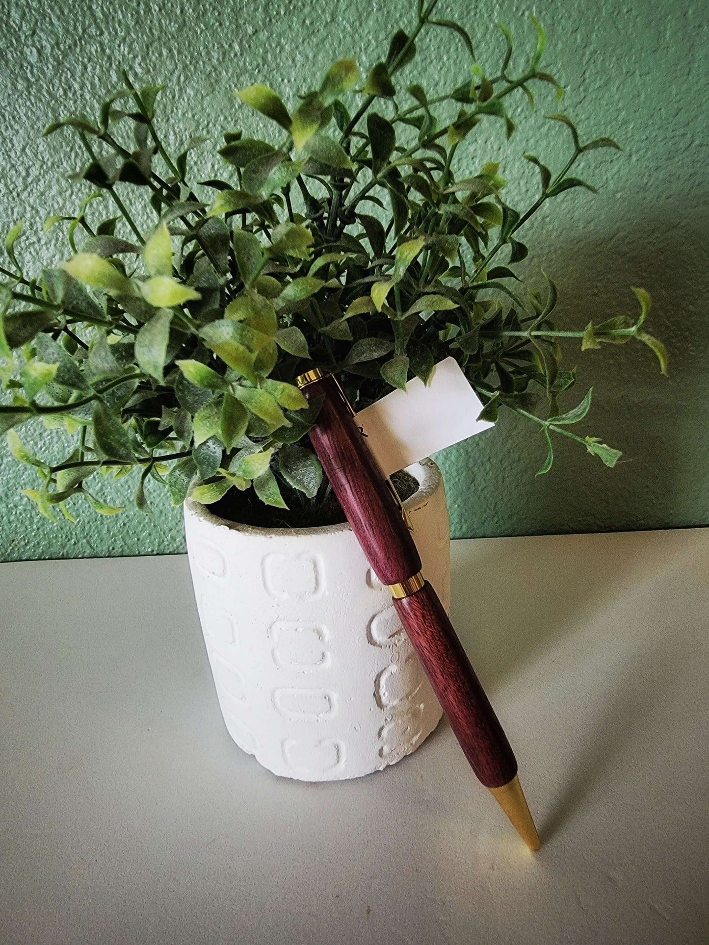 Purple Heart Twist Pen
