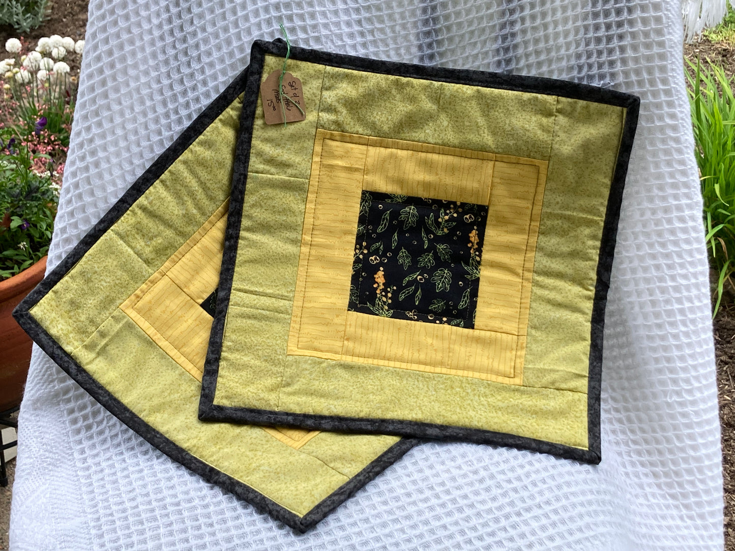 Set of 2 End Table Mats