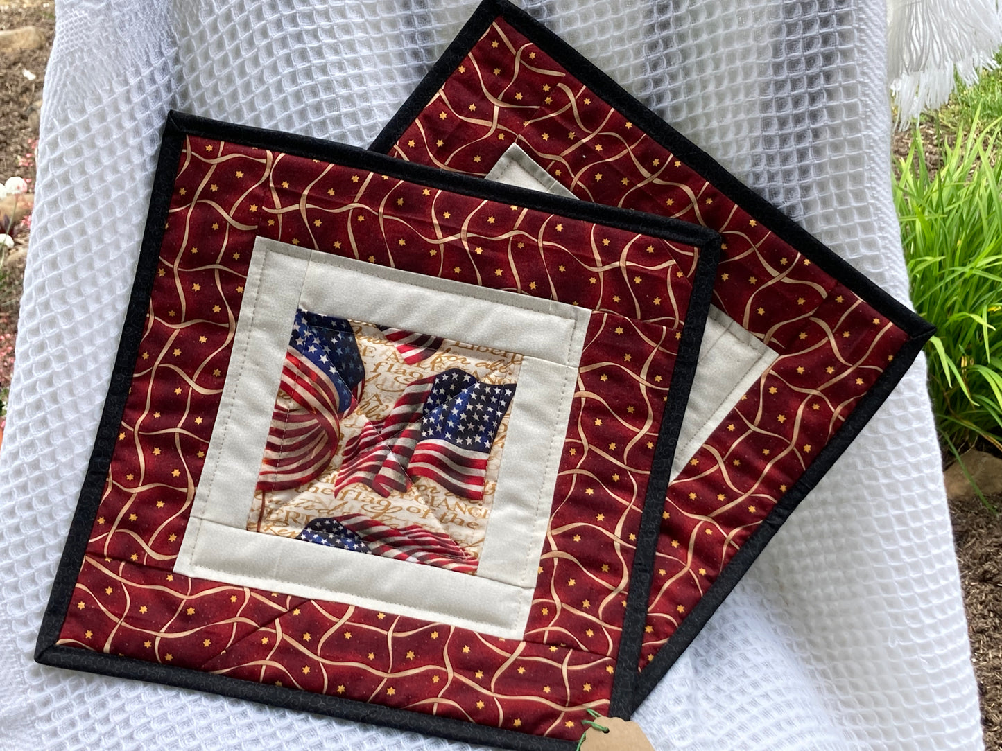 Set of 2 End Table Mats