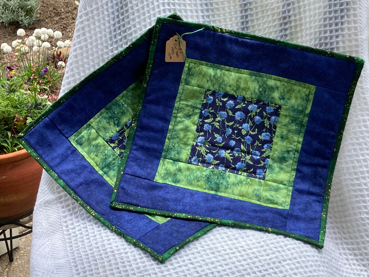 Set of 2 End Table Mats