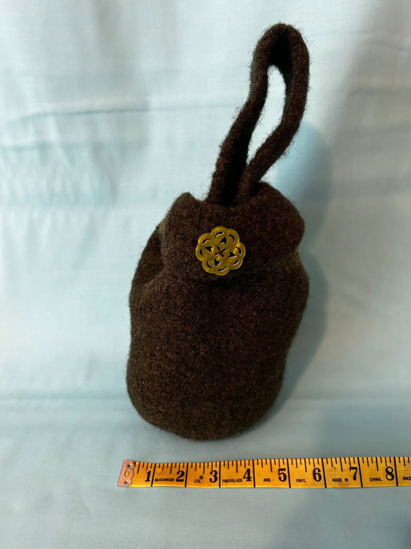 Felted Wool Japanese Style Knot Bag