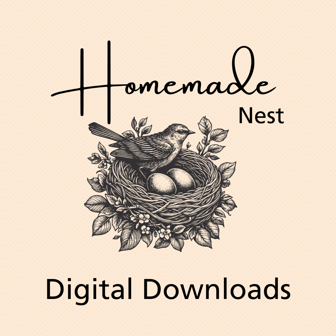 Homemade Nest Digital Templates