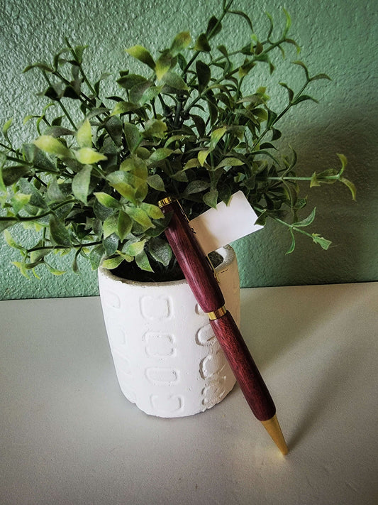 Purple Heart Twist Pen