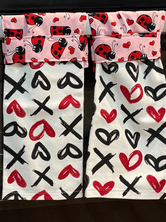 Set of 2 Oven Door Hanging Towels