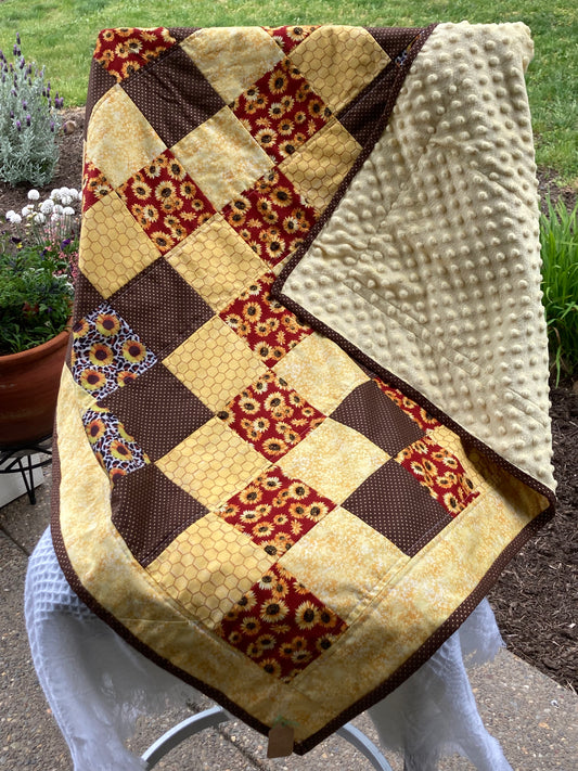 Sunflower Quilt 41X41