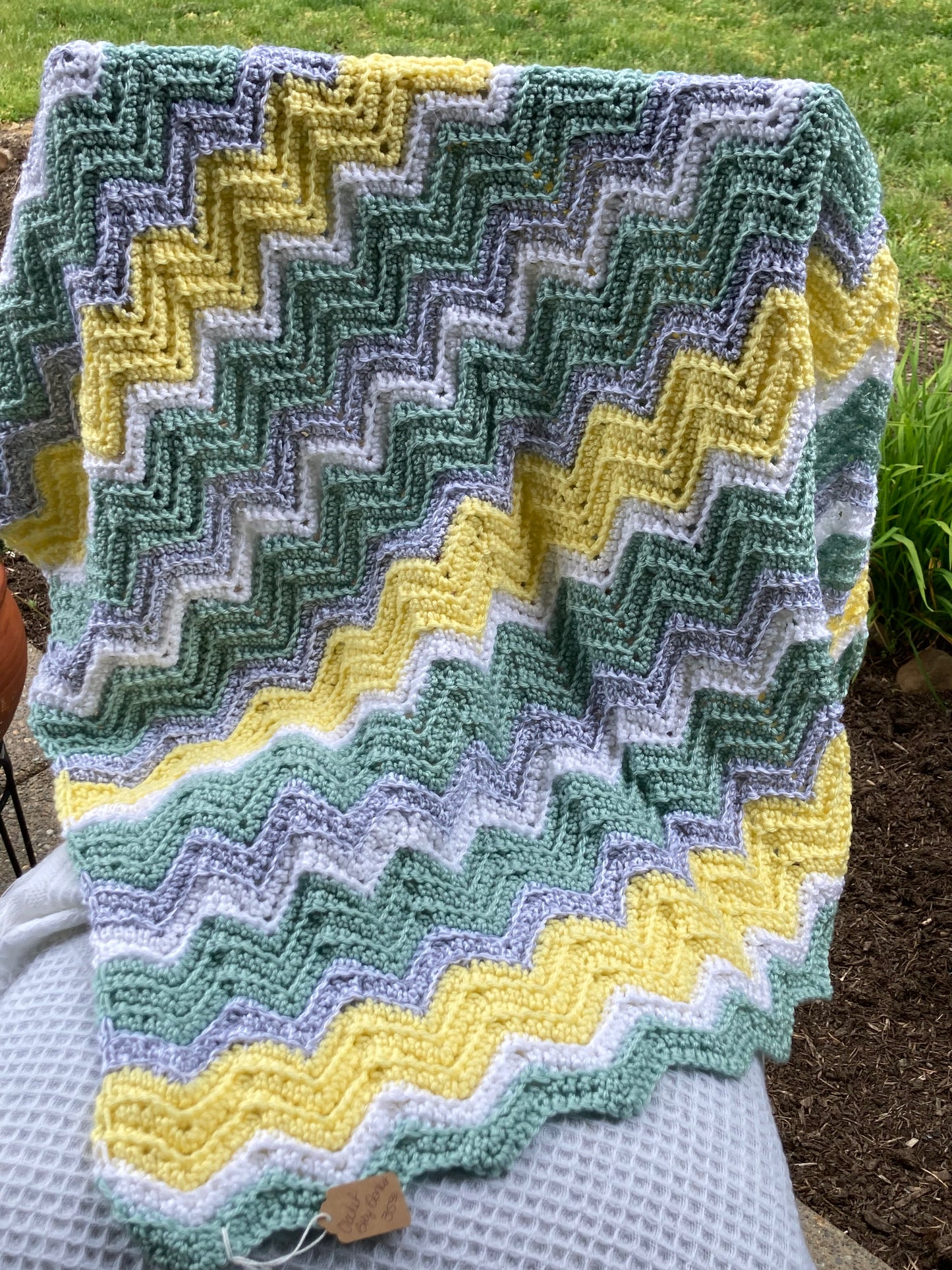 Crocheted Chevron Blanket