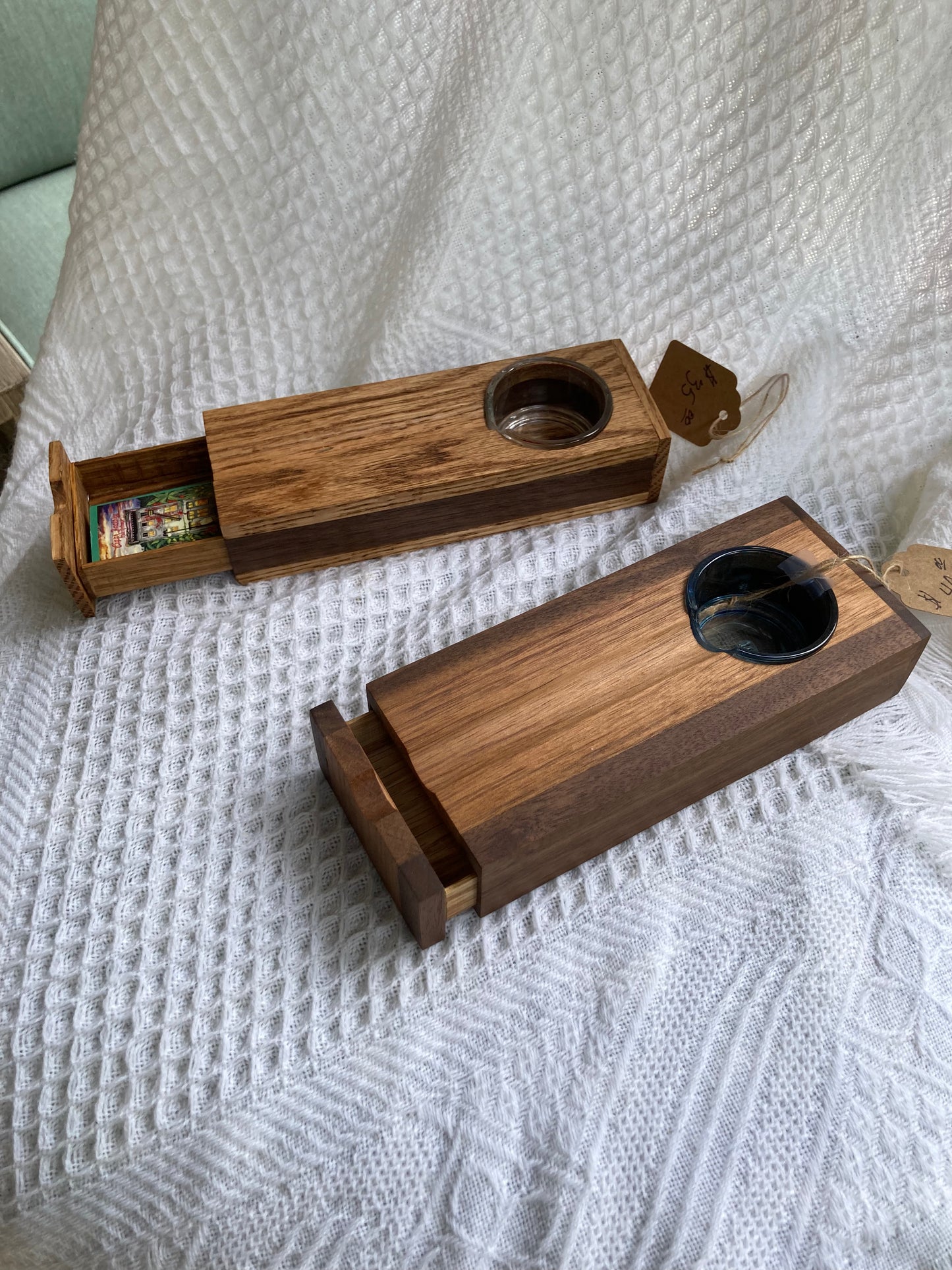 Custom Made Cigar Ash Trays (Pictured in Front)