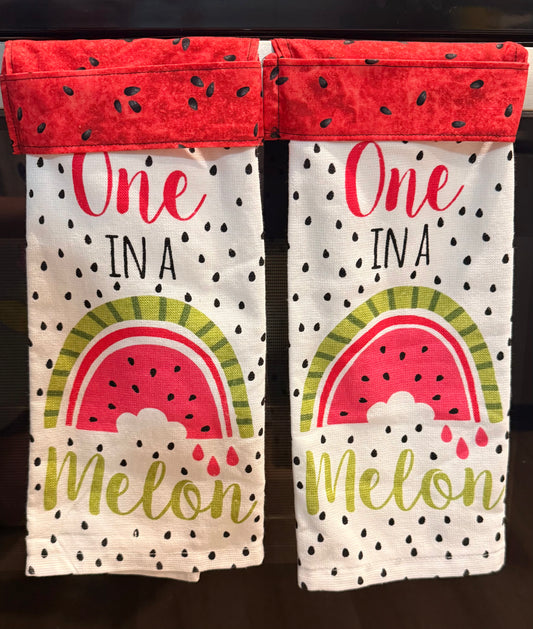 Set of 2 Oven Door Hanging Towels